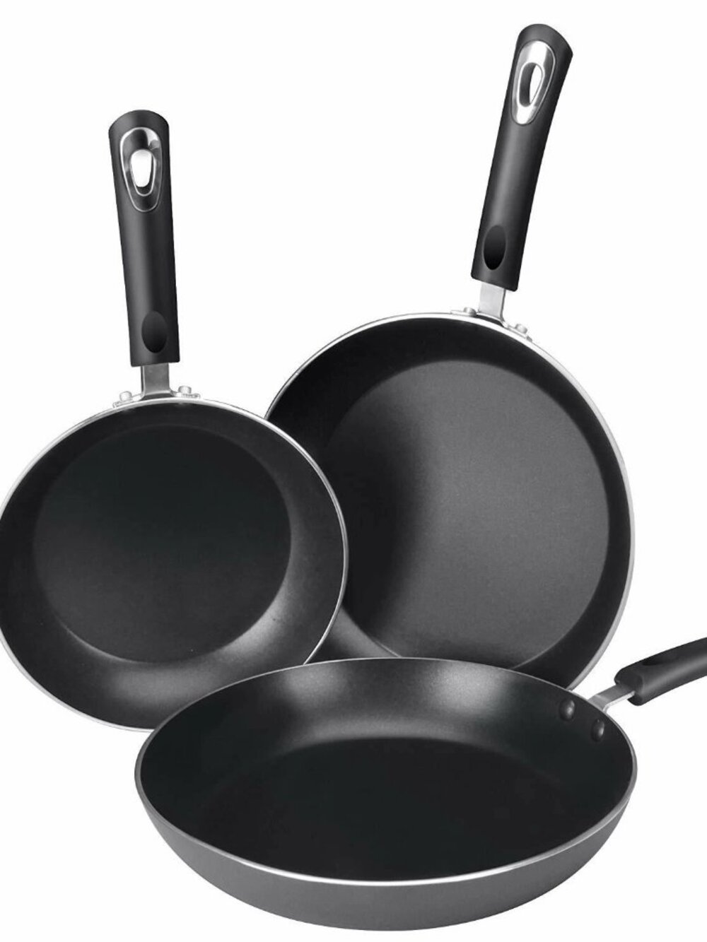 Utopia Nonstick 3 Piece Frying Pan Set